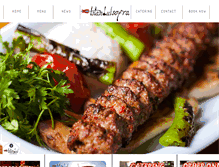 Tablet Screenshot of istanbulsofra.com